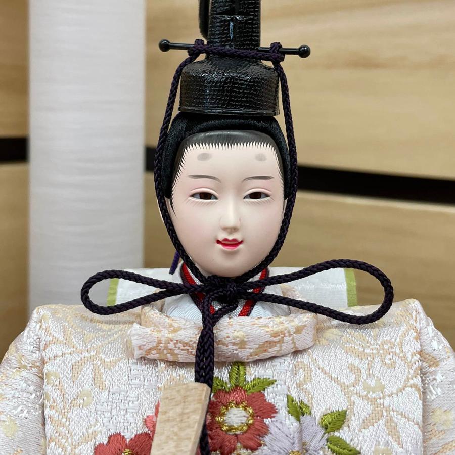 雛人形 お祝い ひな人形 平飾り 親王飾り 2人飾り 二人飾り 芥子 木目