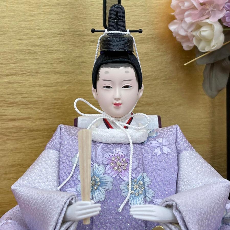 雛人形 お祝い ひな人形 平飾り 親王飾り 2人飾り 二人飾り 芥子 木目 金 焦茶 おしゃれ かわいい 可愛い モダン ひな祭り 2026 4m11-gt-170_3