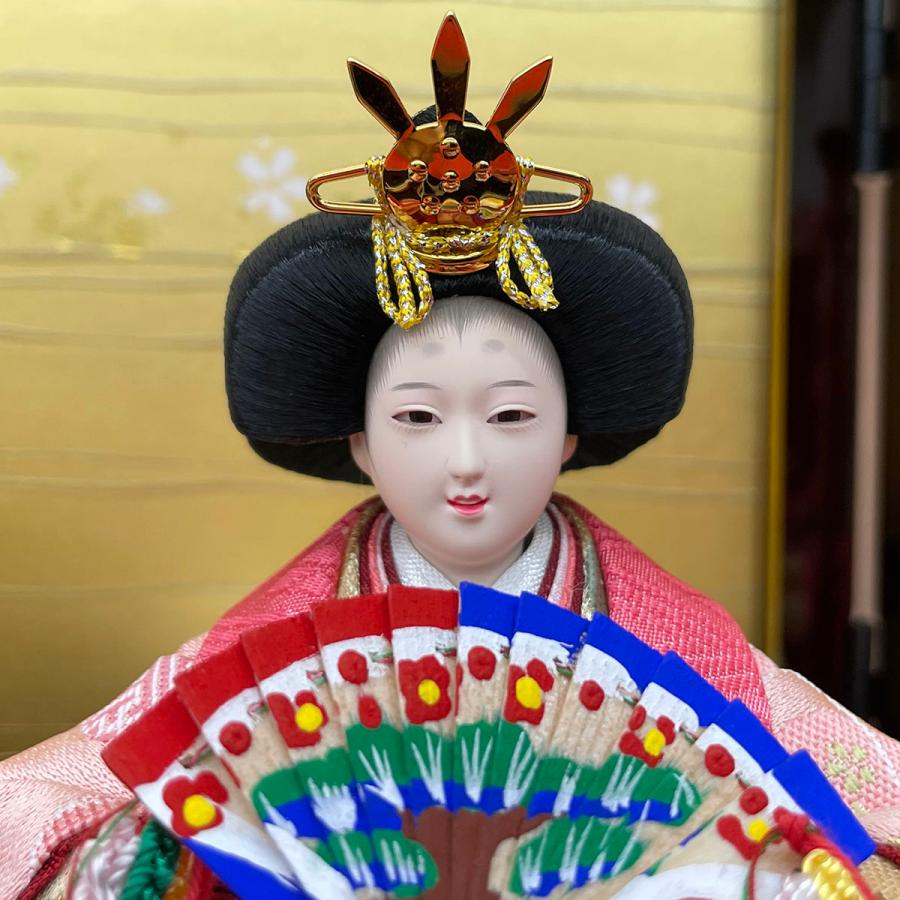 雛人形 お祝い ひな人形 平飾り 親王飾り 2人飾り 二人飾り 柳 金屏風
