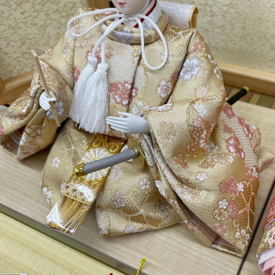雛人形 コンパクト おしゃれ お祝い ひな人形 親王 収納飾り 収納箱 2