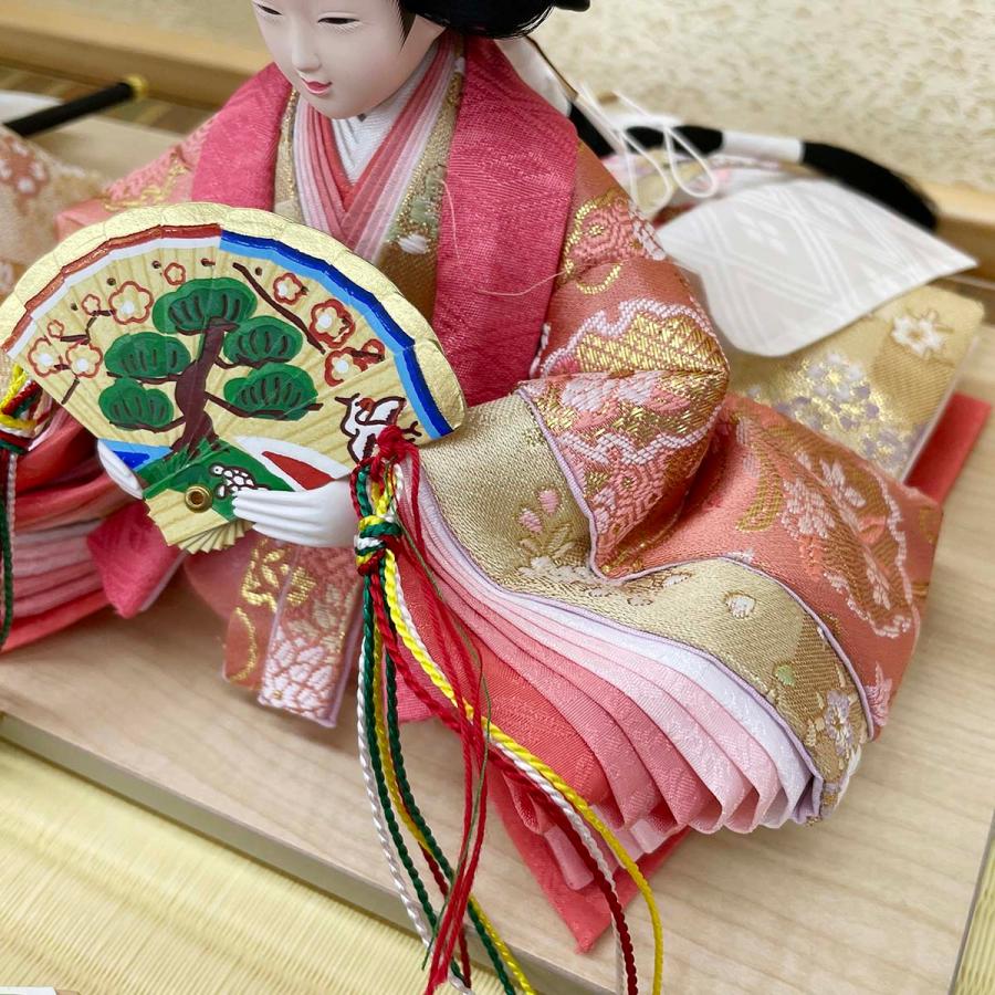 雛人形 コンパクト おしゃれ お祝い ひな人形 親王 収納飾り 収納箱 2