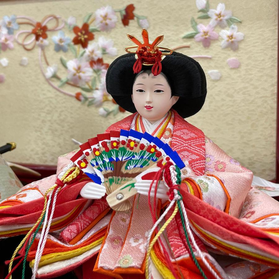 雛人形 コンパクト おしゃれ お祝い ひな人形 親王 収納飾り 収納箱 2