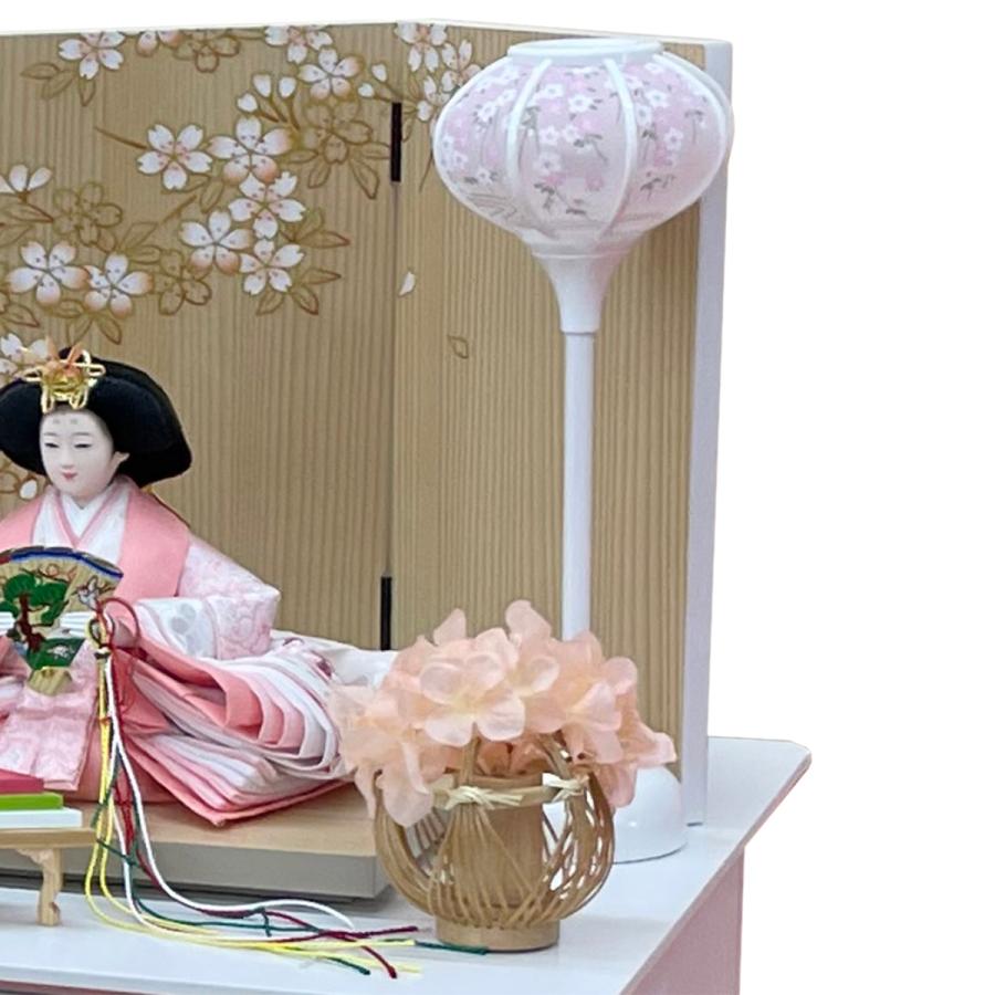 雛人形 コンパクト おしゃれ お祝い ひな人形 親王 収納飾り 収納箱 2