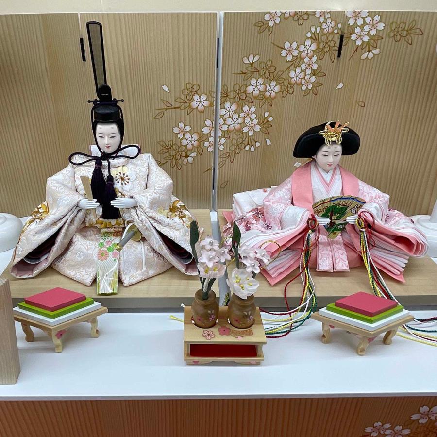 雛人形 コンパクト おしゃれ お祝い ひな人形 親王 収納飾り 収納箱 2