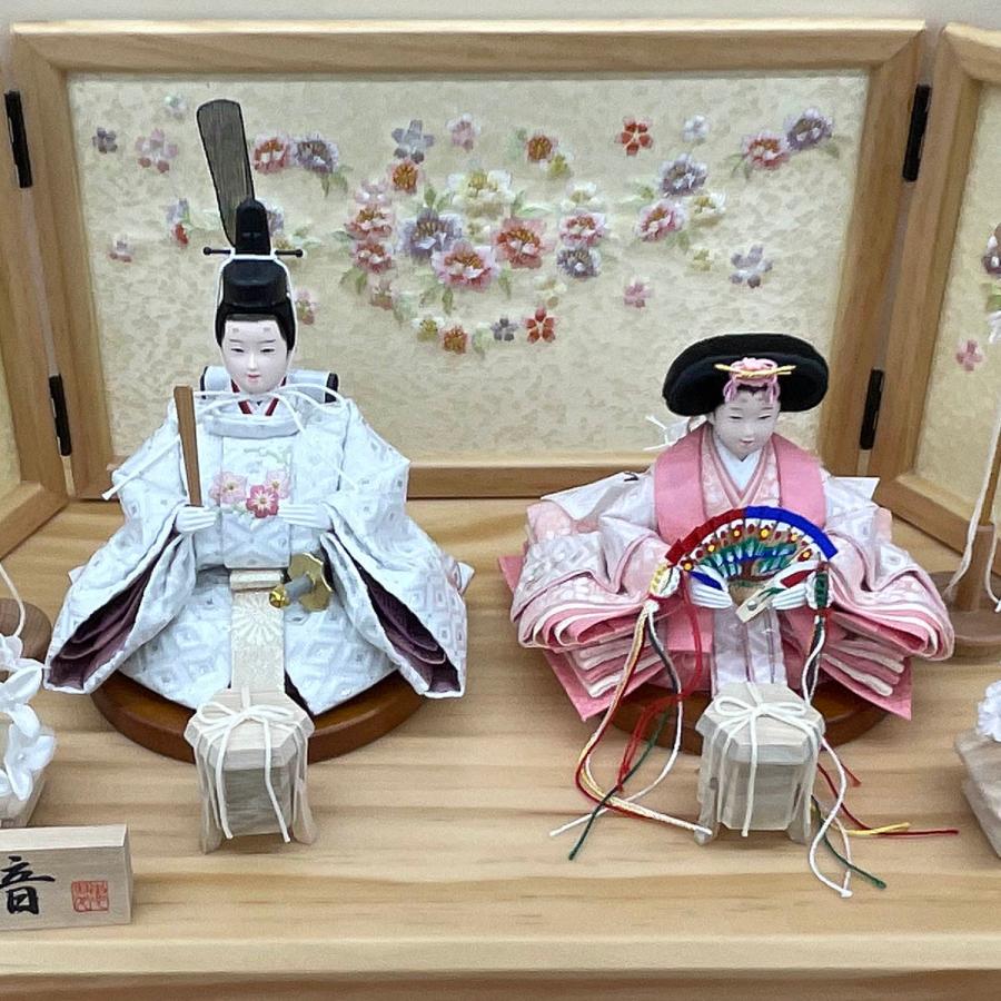 雛人形 コンパクト おしゃれ お祝い ひな人形 親王 収納飾り 収納箱 2