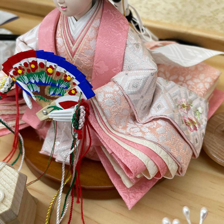 雛人形 コンパクト おしゃれ お祝い ひな人形 親王 収納飾り 収納箱 2