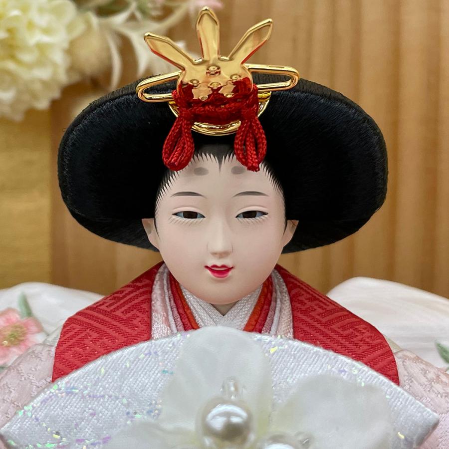雛人形 コンパクト おしゃれ お祝い ひな人形 親王 収納飾り 収納箱 2
