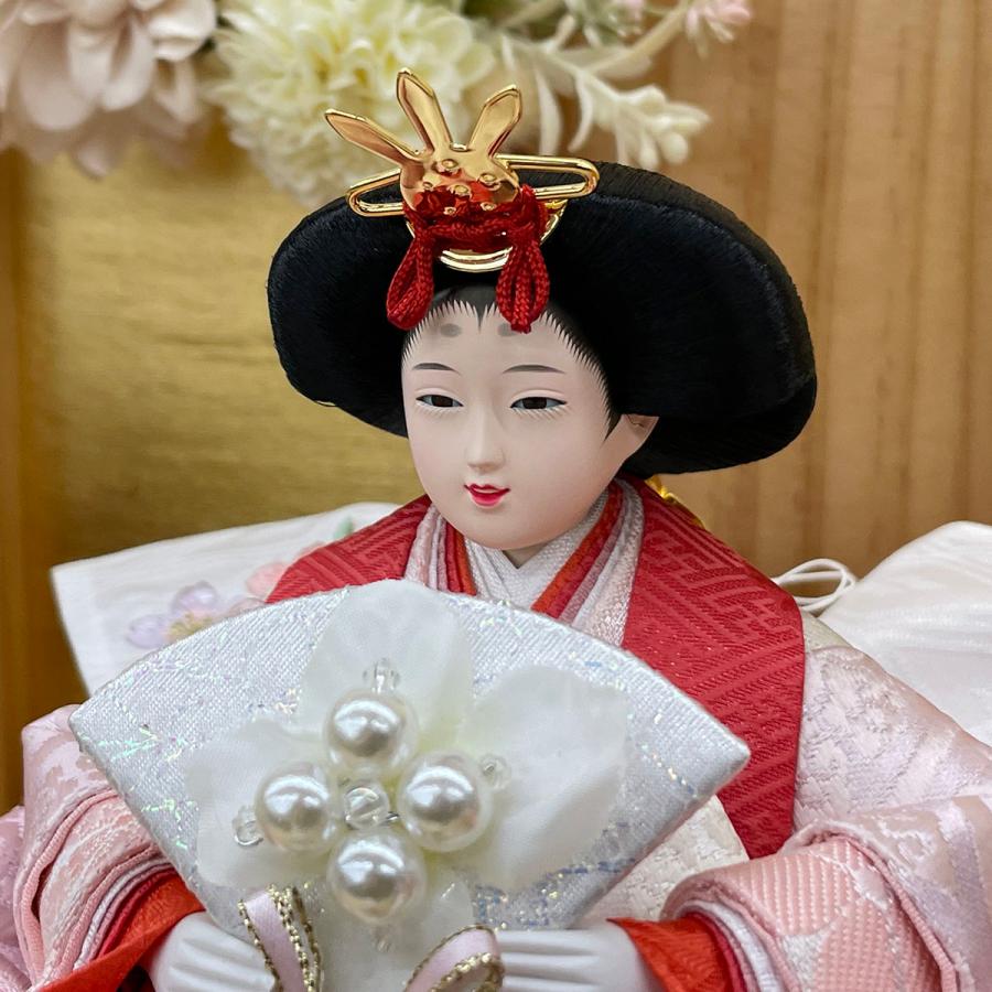 雛人形 コンパクト おしゃれ お祝い ひな人形 親王 収納飾り 収納箱 2