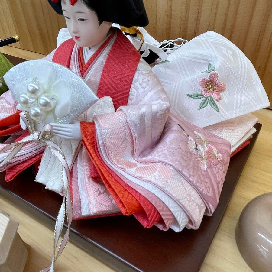 雛人形 コンパクト おしゃれ お祝い ひな人形 親王 収納飾り 収納箱 2