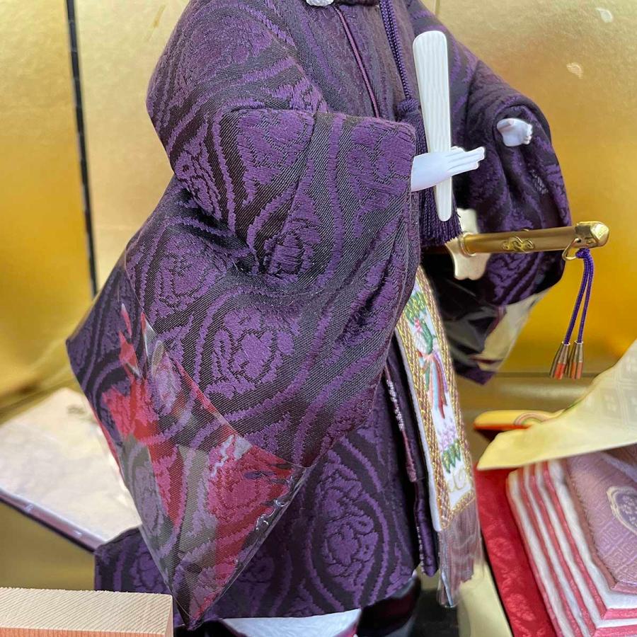 雛人形 お祝い ひな人形 立雛飾り たちびな 立ち雛 台付 親王飾り 2人