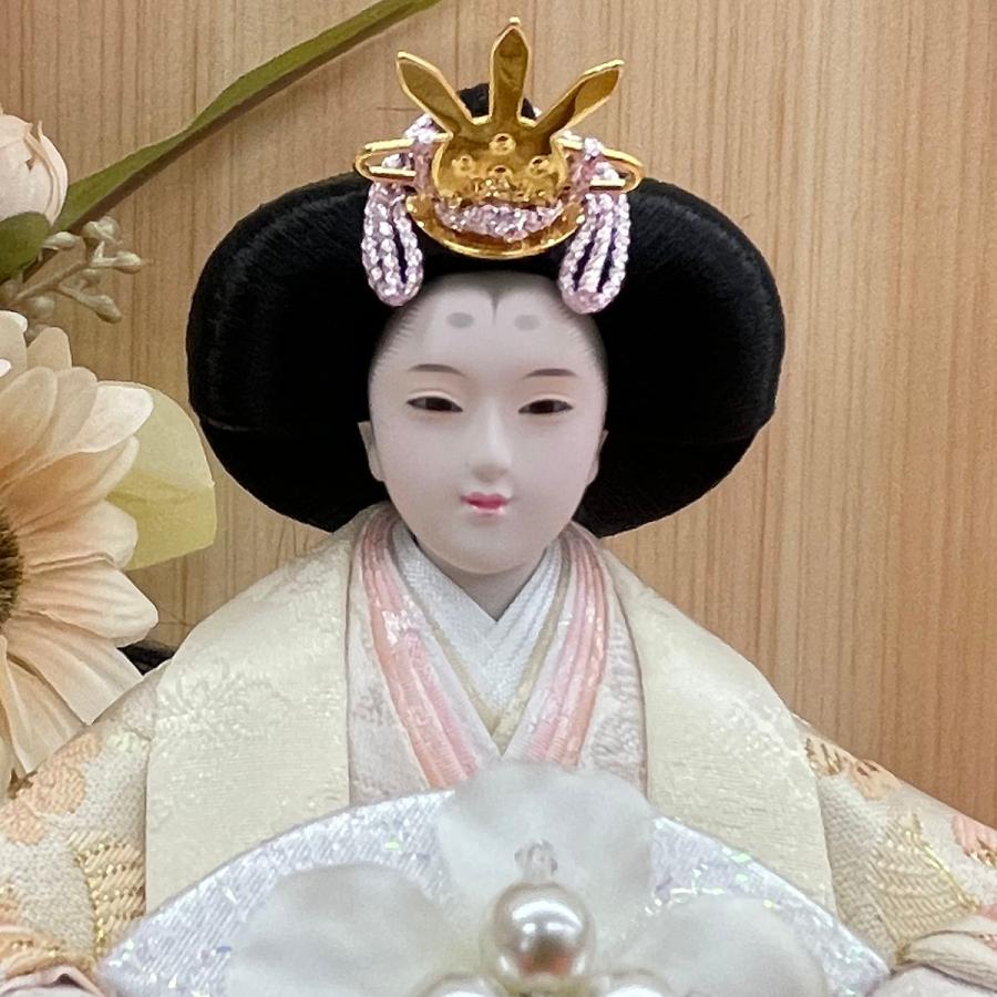 雛人形 コンパクト おしゃれ お祝い ひな人形 ケース飾り 親王飾り