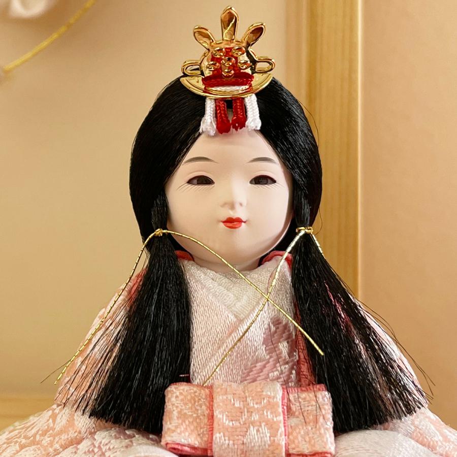 雛人形 お祝い ひな人形 平飾り 親王飾り 木目込み 2人飾り 二人飾り