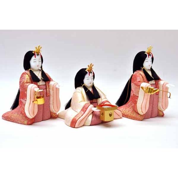 希少品ヴィンテージ　ミニお雛様5段飾り　木目込み人形 a3hide17-c108-1.jpg