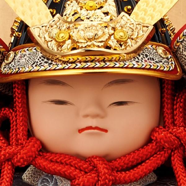 五月人形 木目込み コンパクト 一秀作 かわいい 大将人形 平飾り ミニ モダン 2026 26-m8_1
