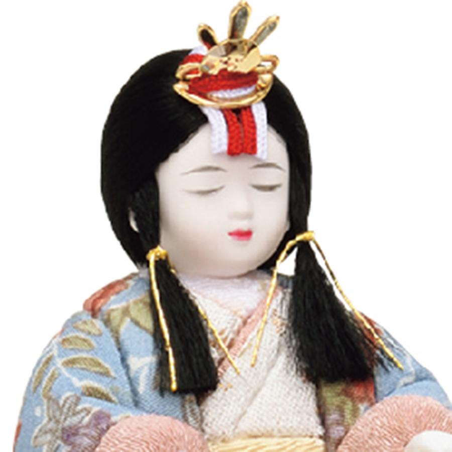 雛人形 三人官女 一秀 木目込み 3人官女 単品 ひな人形 コンパクト