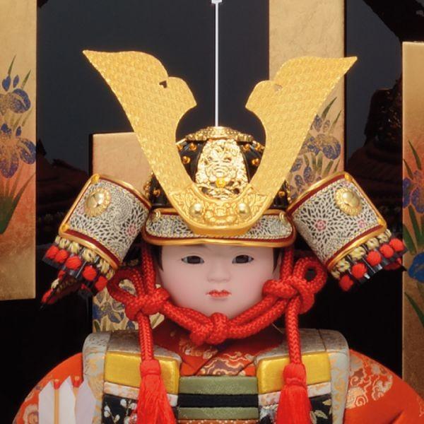 五月人形 一秀 木目込み コンパクト ミニ 初節句飾り モダン おしゃれ 2026 26-m13_1