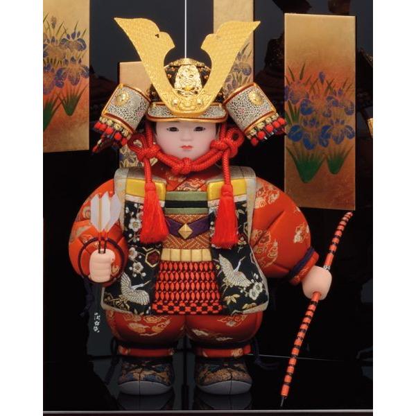 五月人形 一秀 木目込み コンパクト ミニ 初節句飾り モダン おしゃれ 2026 26-m13_2
