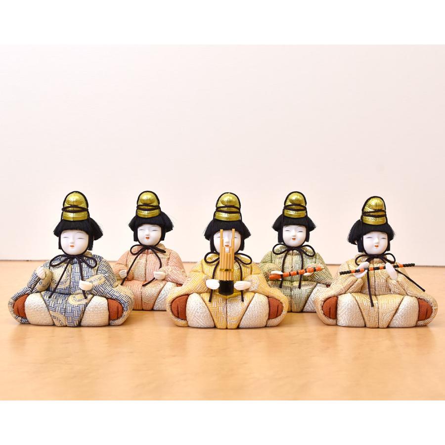 雛人形 コンパクト 木目込み 一秀 収納飾り 15人飾り 十五人 3段段飾り