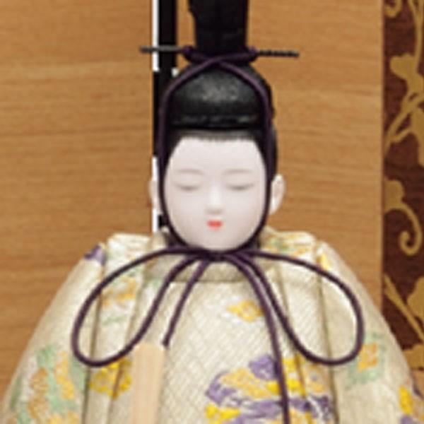 雛人形 木目込み 一秀作 コンパクト ひな人形親王飾り 25号 正絹 Le-d