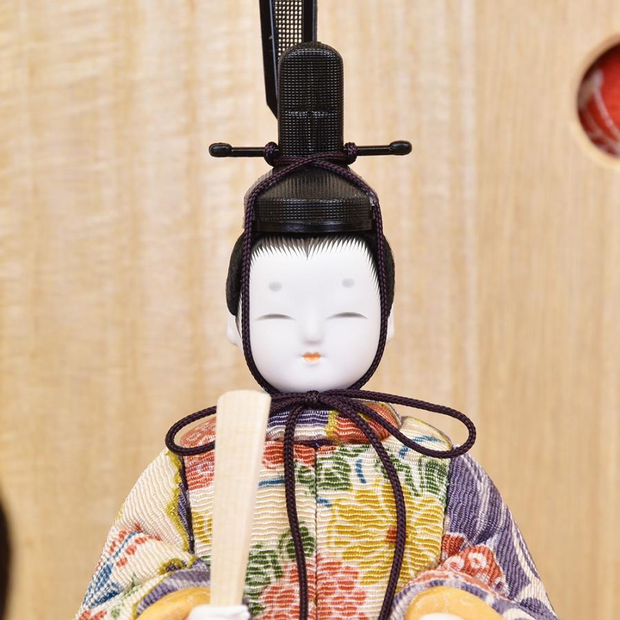 雛人形 木目込み 一秀作 コンパクト ひな人形 五人飾り収納飾り 5人 Le