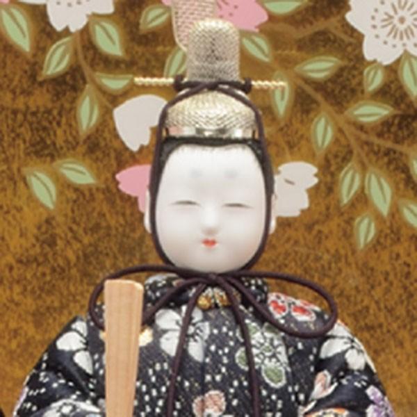 雛人形 木目込み 一秀作 コンパクト ひな人形 ケース飾り 五人飾 5人