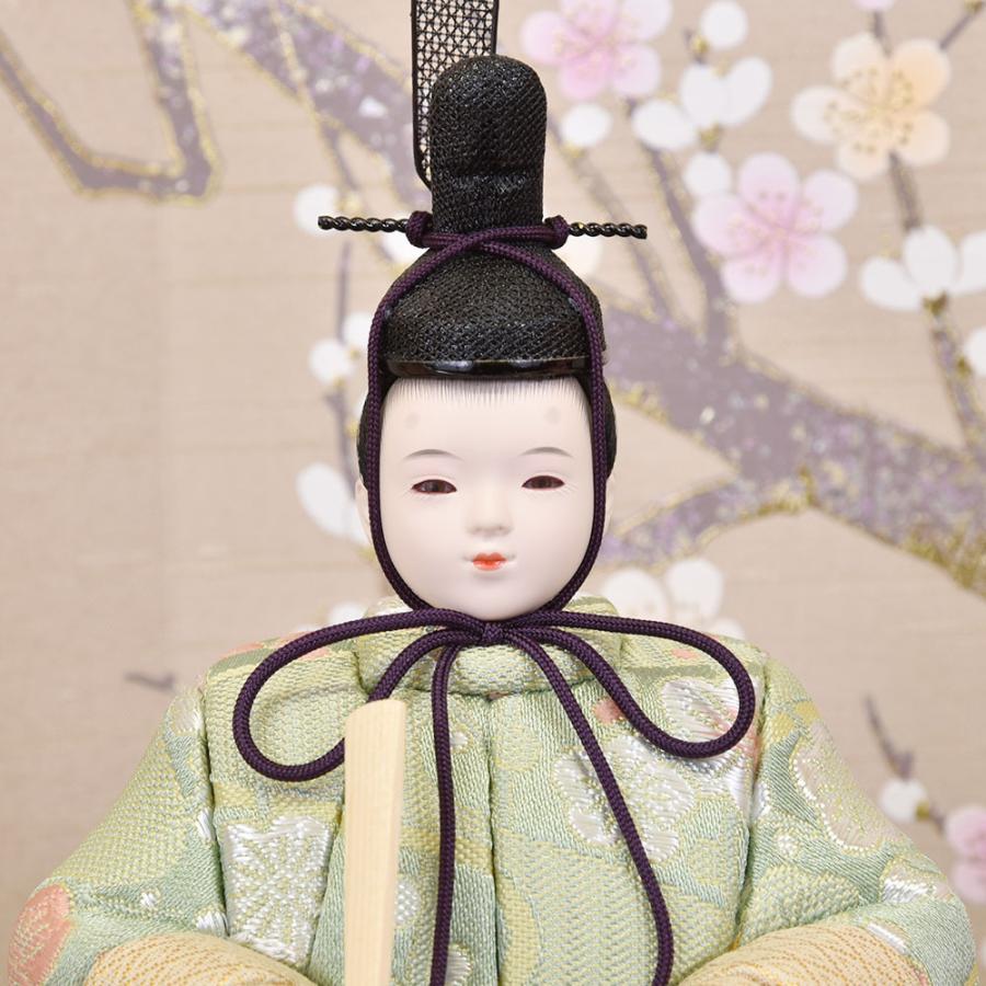 雛人形 コンパクト 木目込み 一秀 親王飾り かわいい シンプル モダン