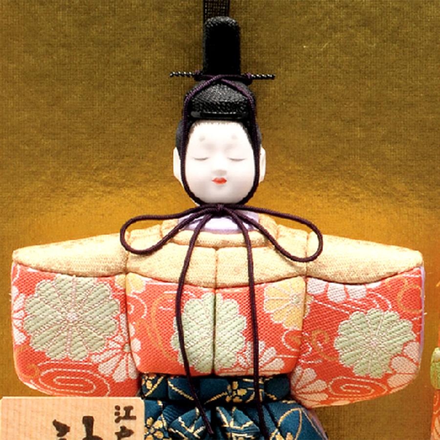 雛人形 立雛 立ち雛 ケース飾り 木目込み 一秀 かわいい