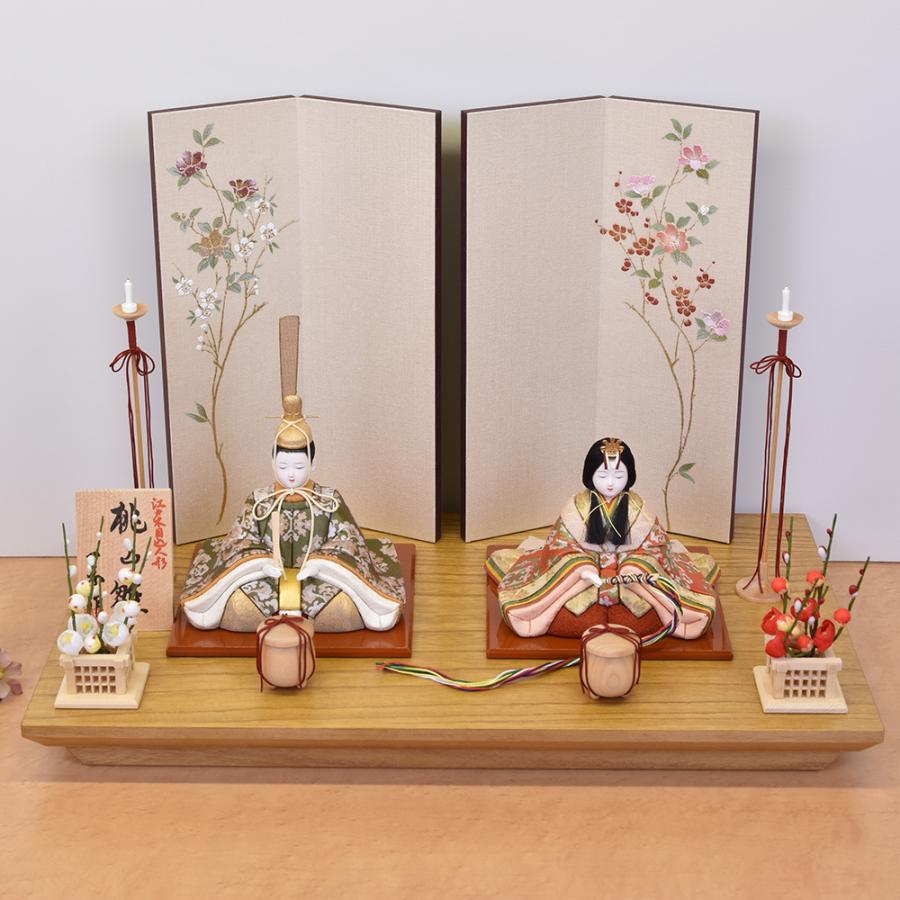 雛人形 コンパクト 木目込み 一秀 モダン インテリア かわいい