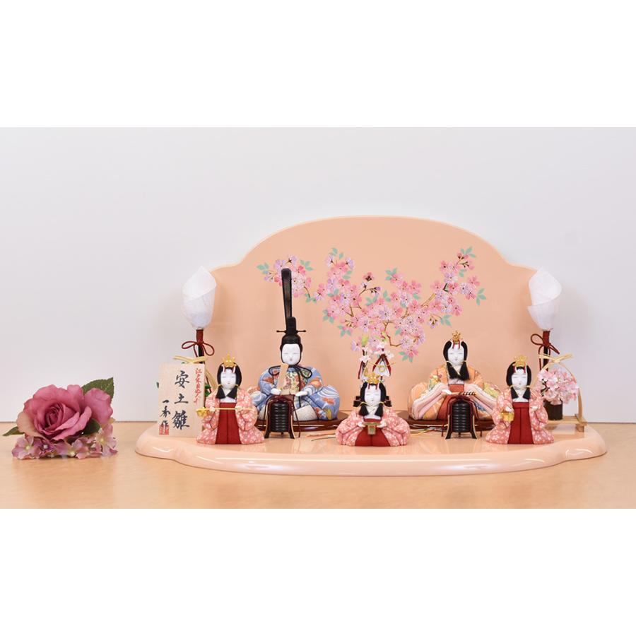 雛人形 木目込み 一秀 おしゃれ かわいい ピンク シンプル モダン コンパクト ひな人形 ミニ 平飾り 五人飾り 23 23 I17 A3hide21 I17 雛人形 五月人形 販売 通販の陣屋 通販 Yahoo ショッピング