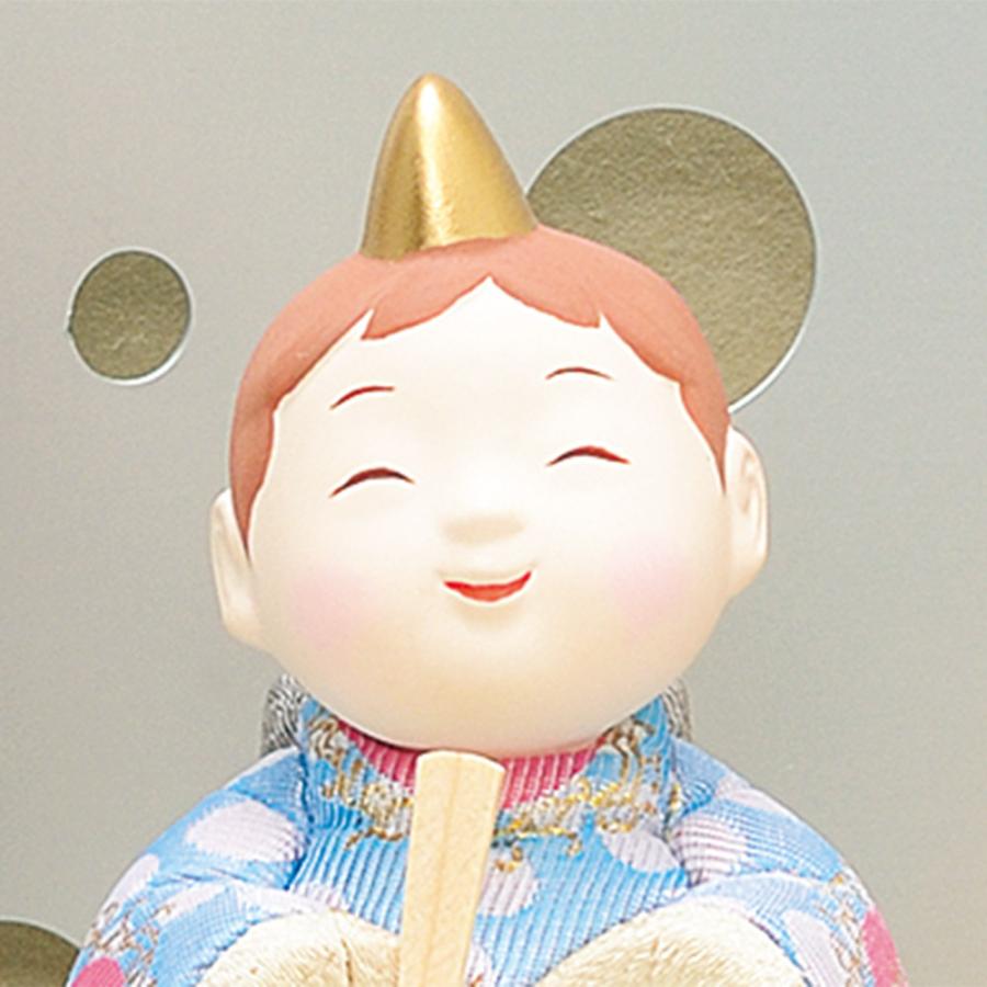 雛人形 木目込み 一秀 ひな人形 親王飾 15号 こはる スタイリッシュ