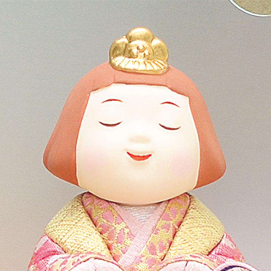 雛人形 木目込み 一秀 ひな人形 親王飾 15号 こはる スタイリッシュ
