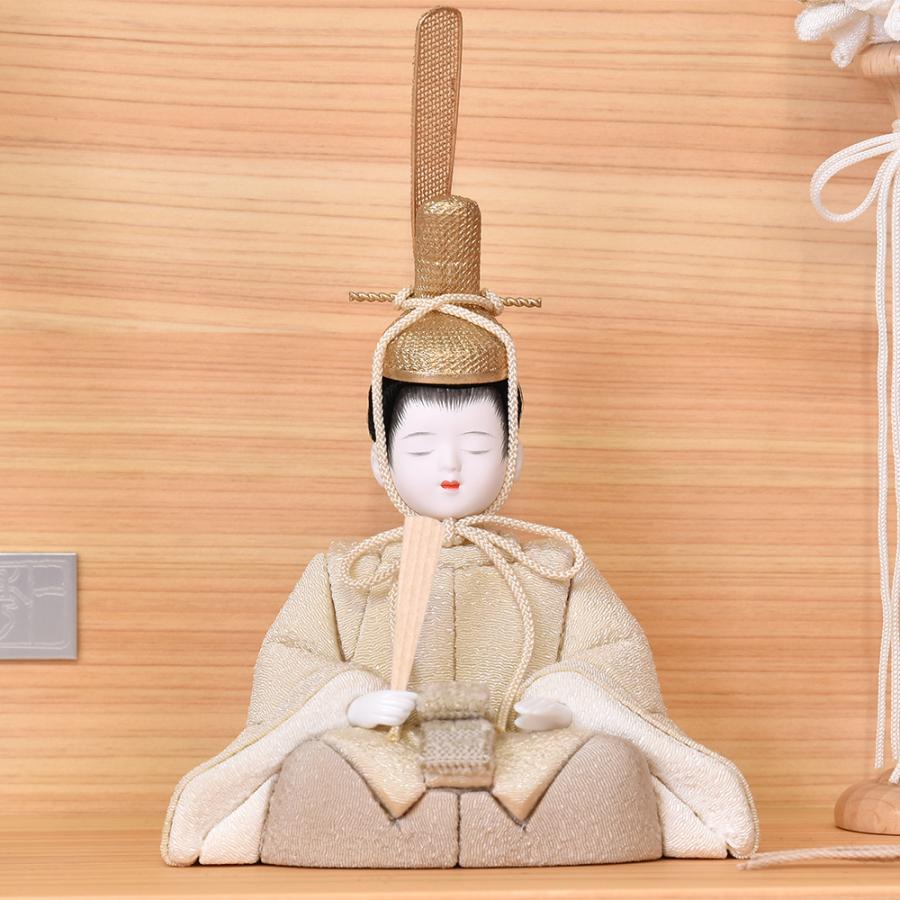 【新品未使用】お雛様 お内裏様 雛人形 ぼんぼり 木目込み人形 雛人形 コンパクト 木目込み 一秀 ひな人形 親王飾 0号 スタイリッシュ