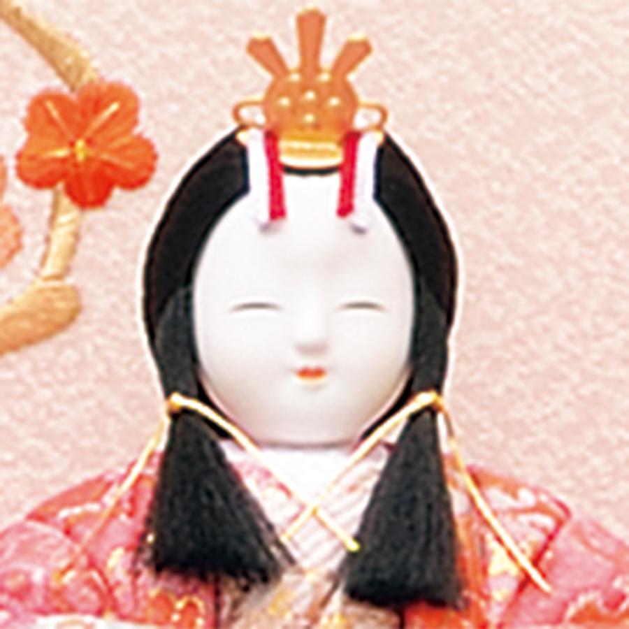 雛人形 コンパクト 木目込み 一秀 ひな人形 十五人飾 平安雛15号 収納
