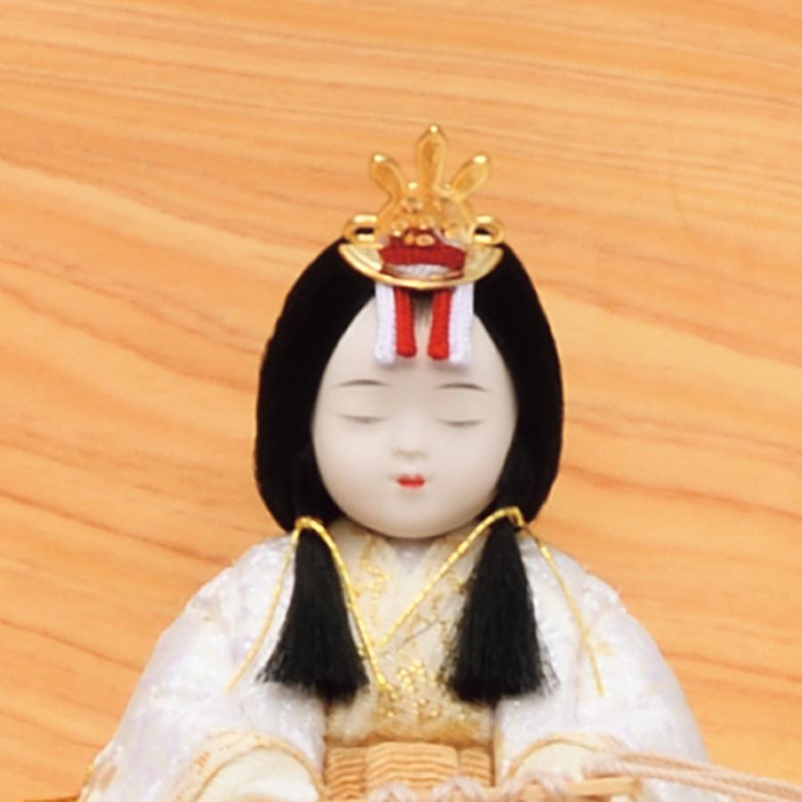 雛人形 お祝い 木目込み 一秀 ひな人形 親王飾 0号 スタイリッシュ
