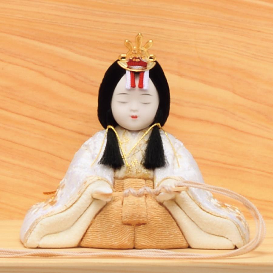 雛人形 お祝い 木目込み 一秀 ひな人形 親王飾 0号 スタイリッシュ