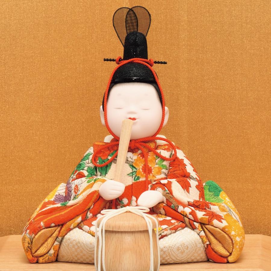雛人形 お祝い 木目込み 一秀 ひな人形 親王飾り 桃山雛 17号 正絹