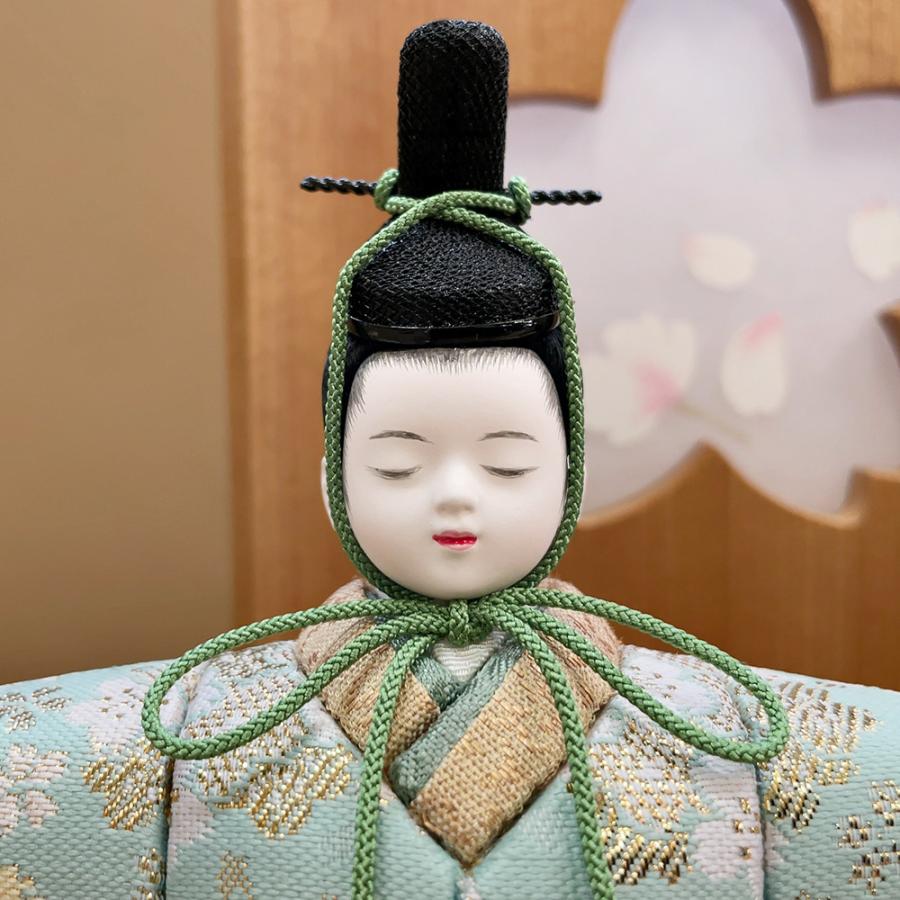 雛人形 お祝い 木目込み 一秀 ひな人形 親王飾 神雛 0号 かわいい