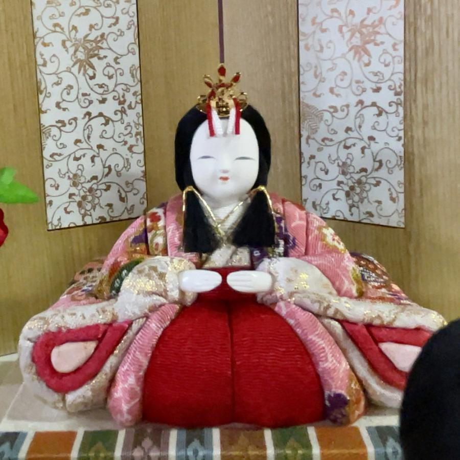 雛人形 お祝い 木目込み 一秀 ひな人形 十五人飾り 平安雛15号 木製三