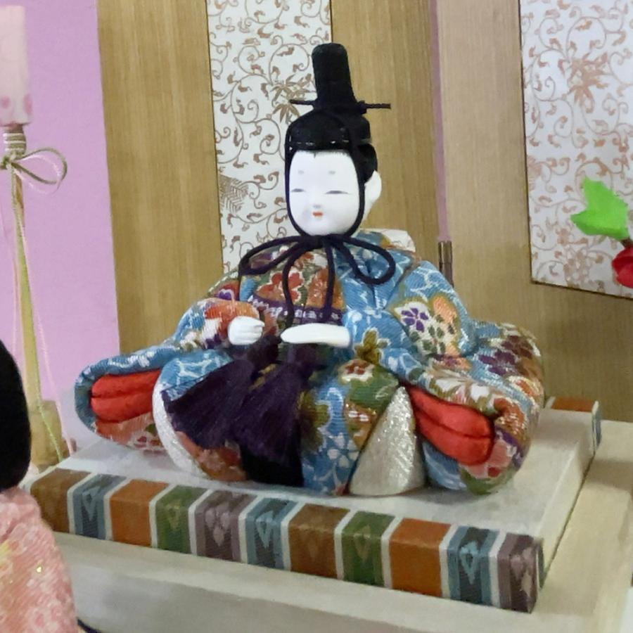 雛人形 お祝い 木目込み 一秀 ひな人形 十五人飾り 平安雛15号 木製三
