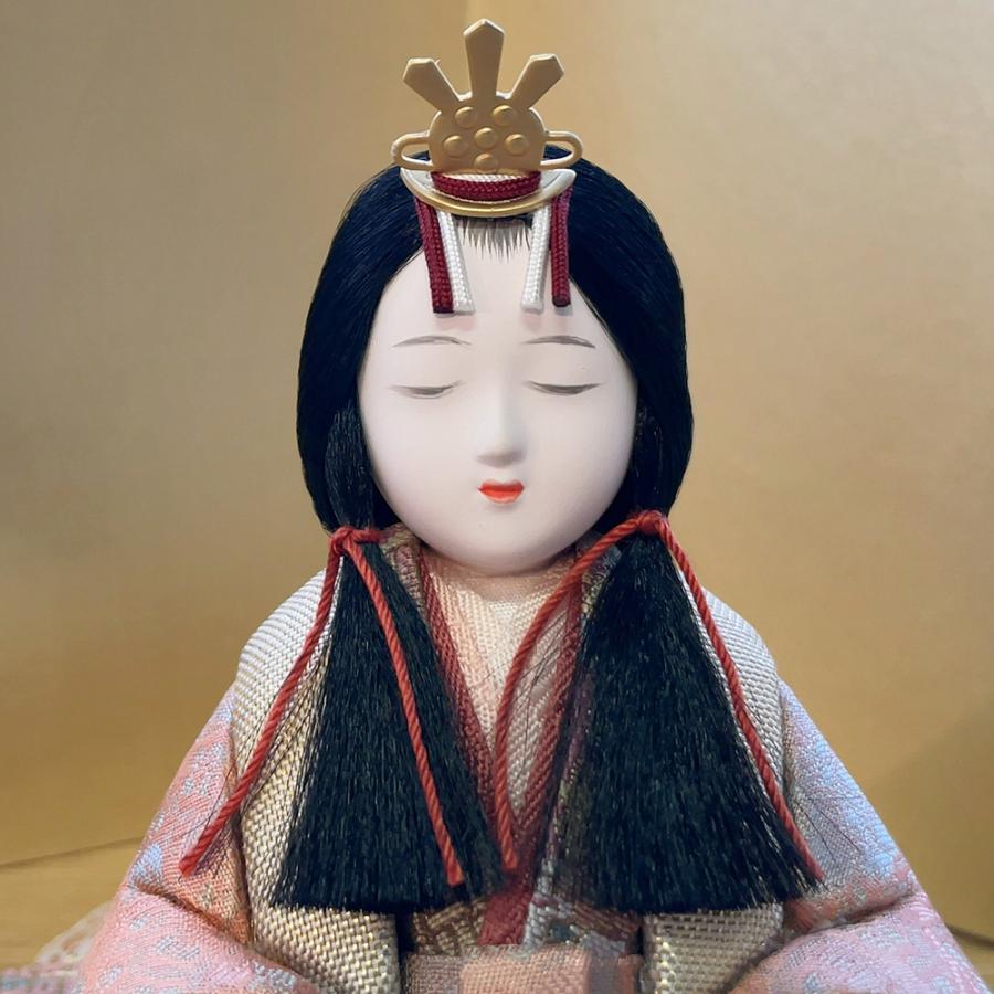 雛人形 お祝い 木目込み 一秀 ひな人形 親王飾 伊織雛 かわいい