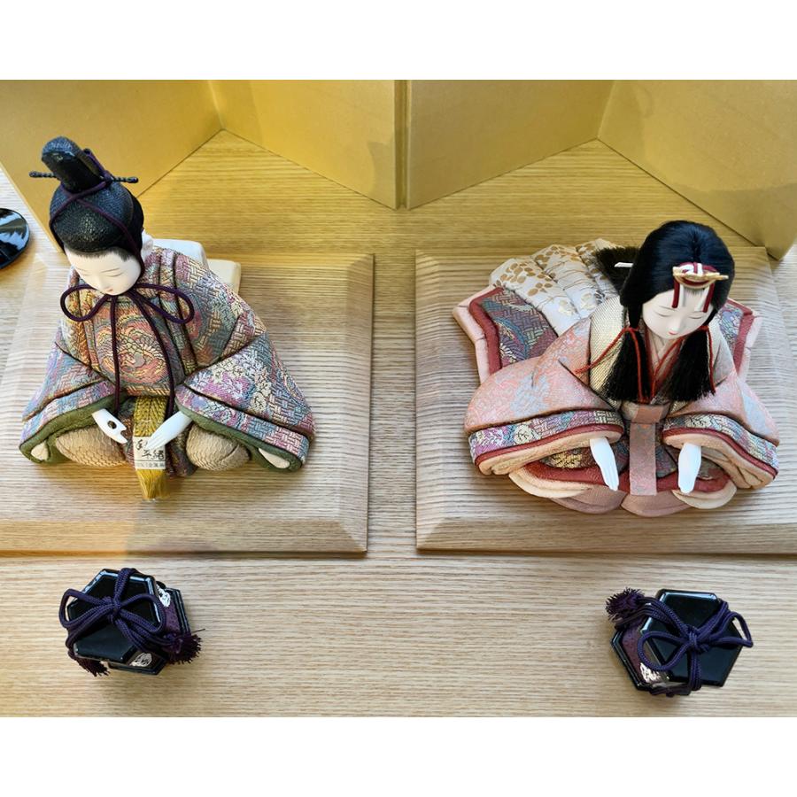 雛人形 お祝い 木目込み 一秀 ひな人形 親王飾 伊織雛 かわいい