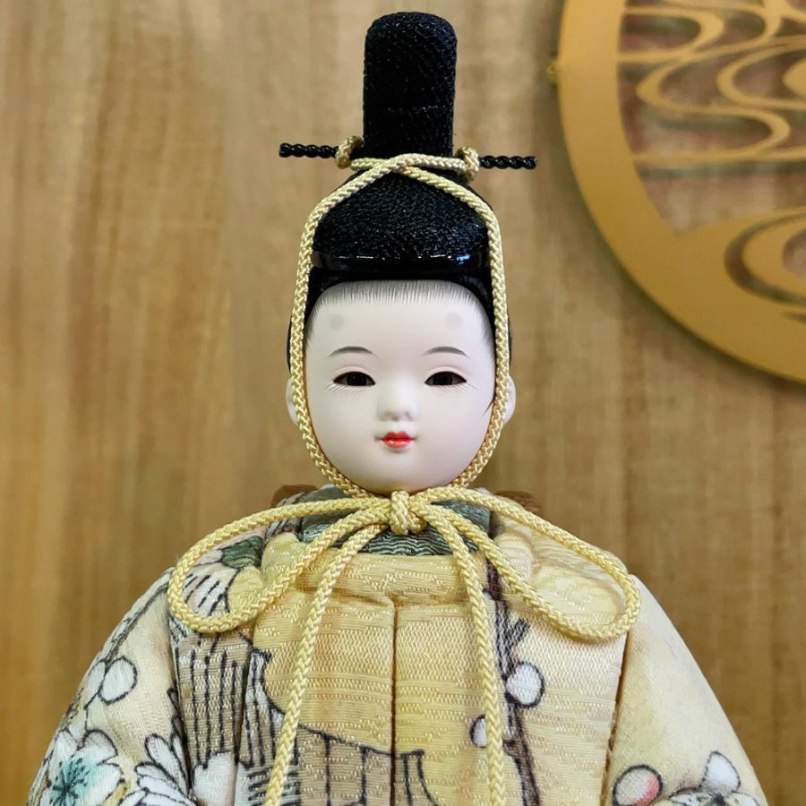 雛人形 お祝い 木目込み 一秀 ひな人形 親王飾 17号 友禅 かわいい