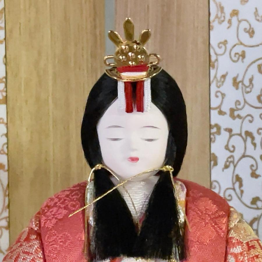 雛人形 お祝い 木目込み 一秀 ひな人形 十人飾り 大和雛 12号 かわいい