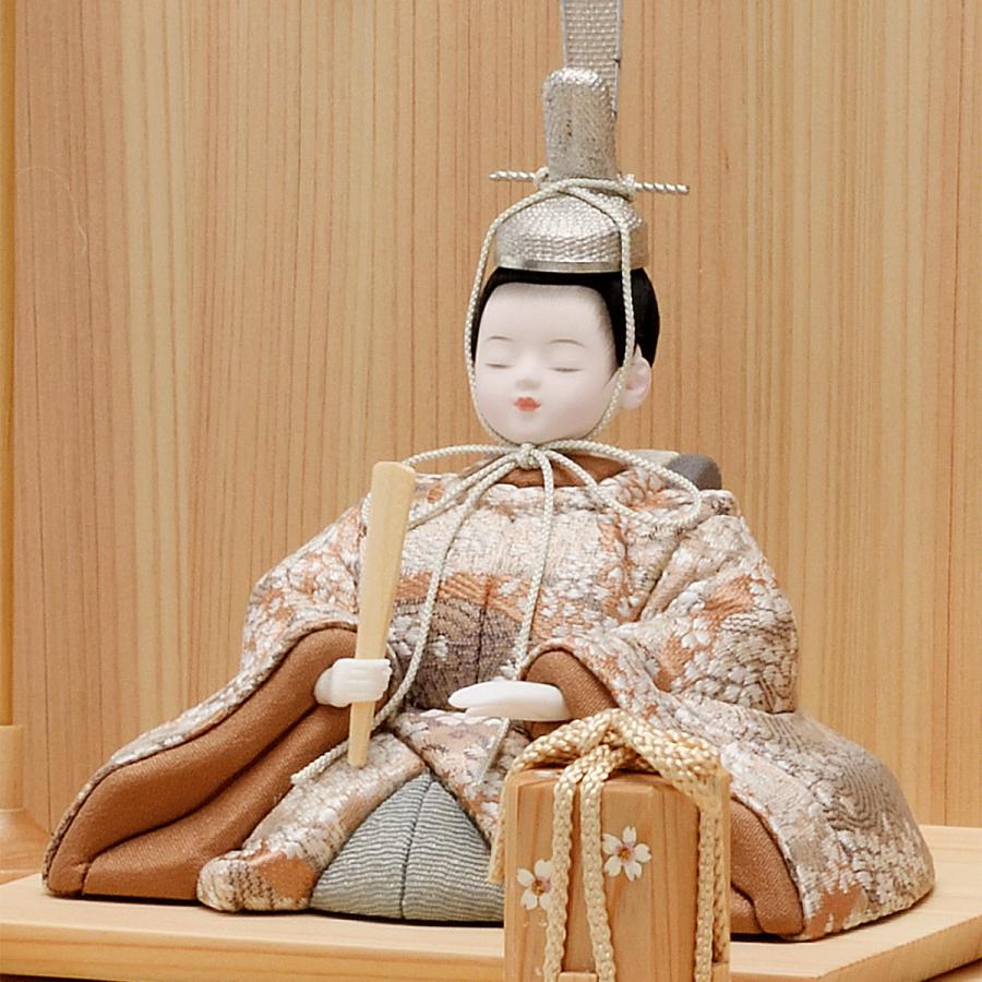雛人形 コンパクト かわいい マンション 女の子 ベージュ ミニ