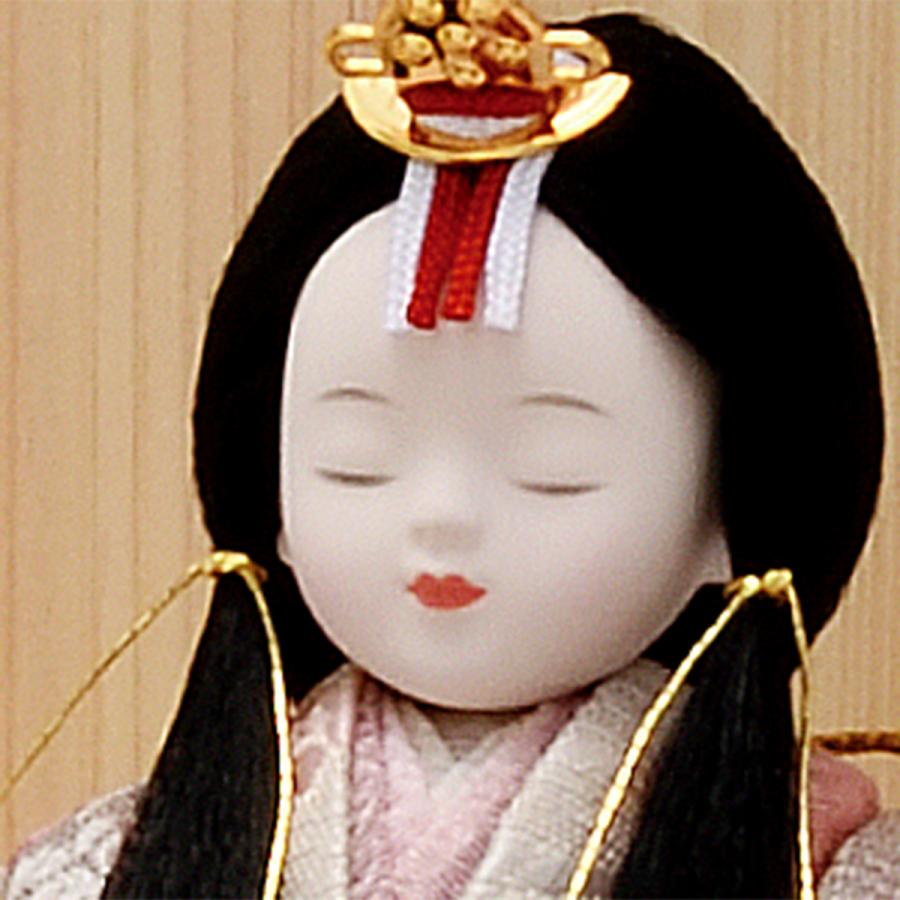 雛人形 コンパクト かわいい マンション 女の子 ベージュ ミニ