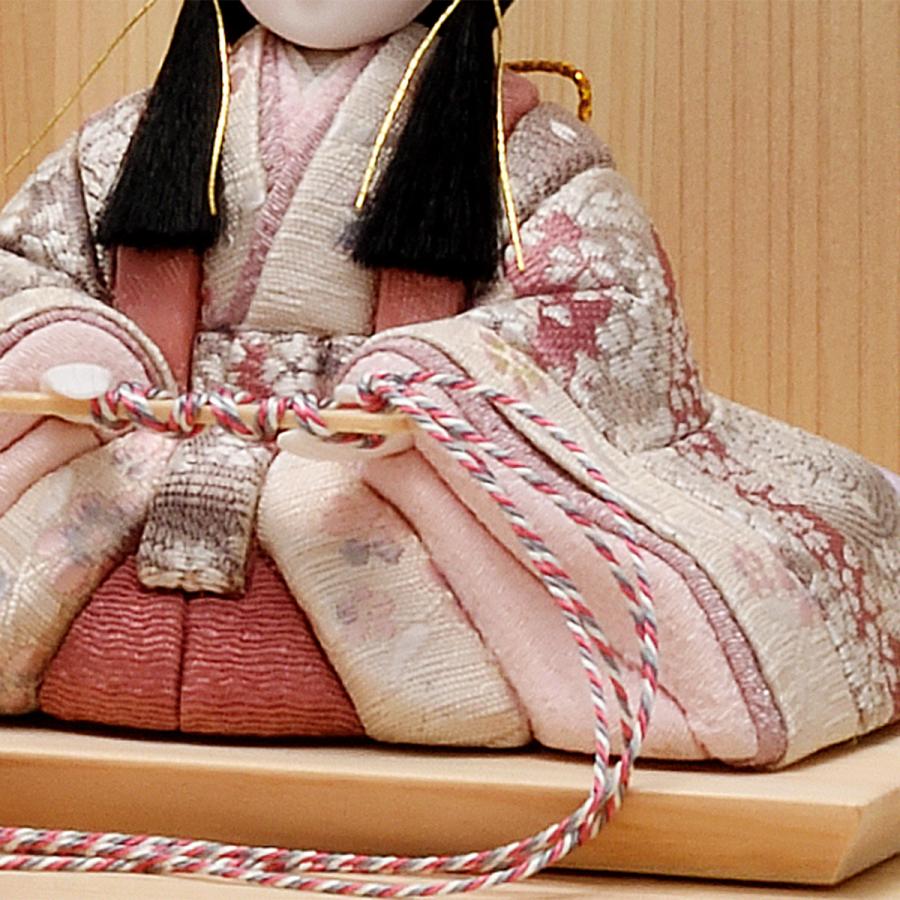 雛人形 コンパクト かわいい マンション 女の子 ベージュ ミニ