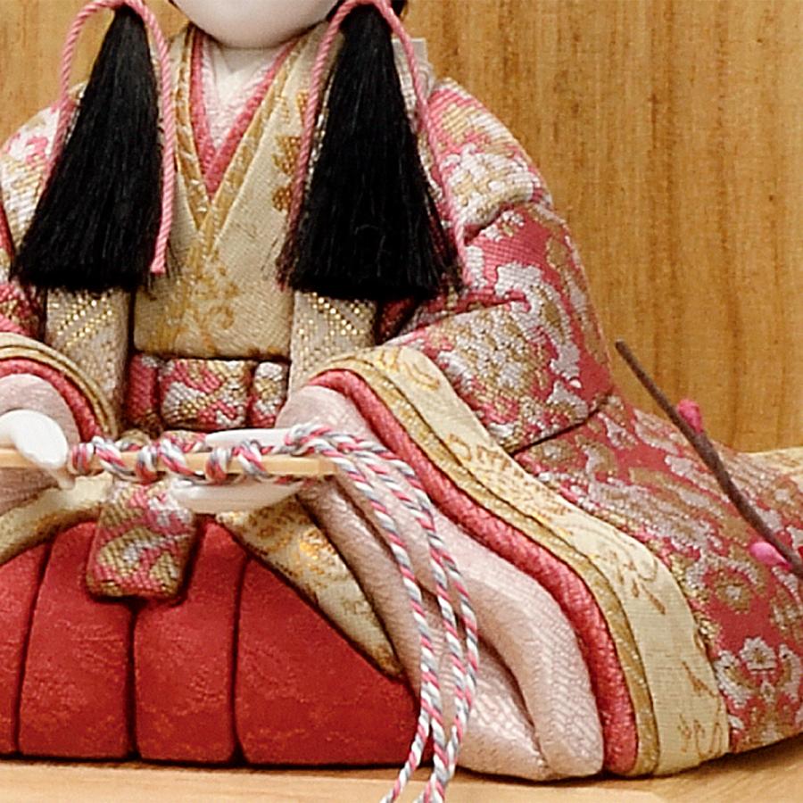 木目込み人形 親王飾り コンパクト 木目込 ひな人形 雛人形 初節句 プレゼント 雛人形 コンパクト 木目込み雛人形 親王飾り工房天祥オリジナル おぼこ