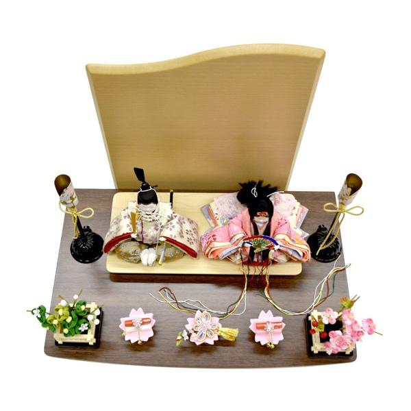 雛人形 コンパクト ひな人形 親王飾り 平飾り ミニ お雛様 JIN雛 シリーズ |  | 06
