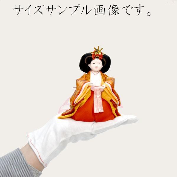 雛人形 可愛い 収納飾り 立雛 コンパクト ミニ ひな人形 幼顔の