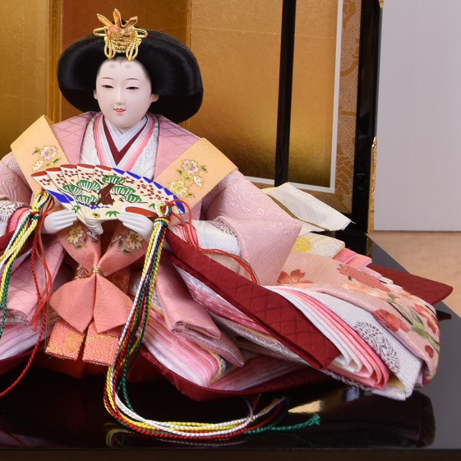 雛人形 初節句飾り 平飾り 高級 お雛様 親王飾り コンパクト 女の子 